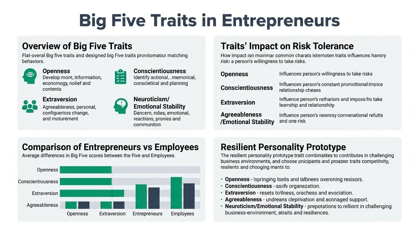 A diverse group of entrepreneurs discussing startup strategies, reflecting various personality traits.
