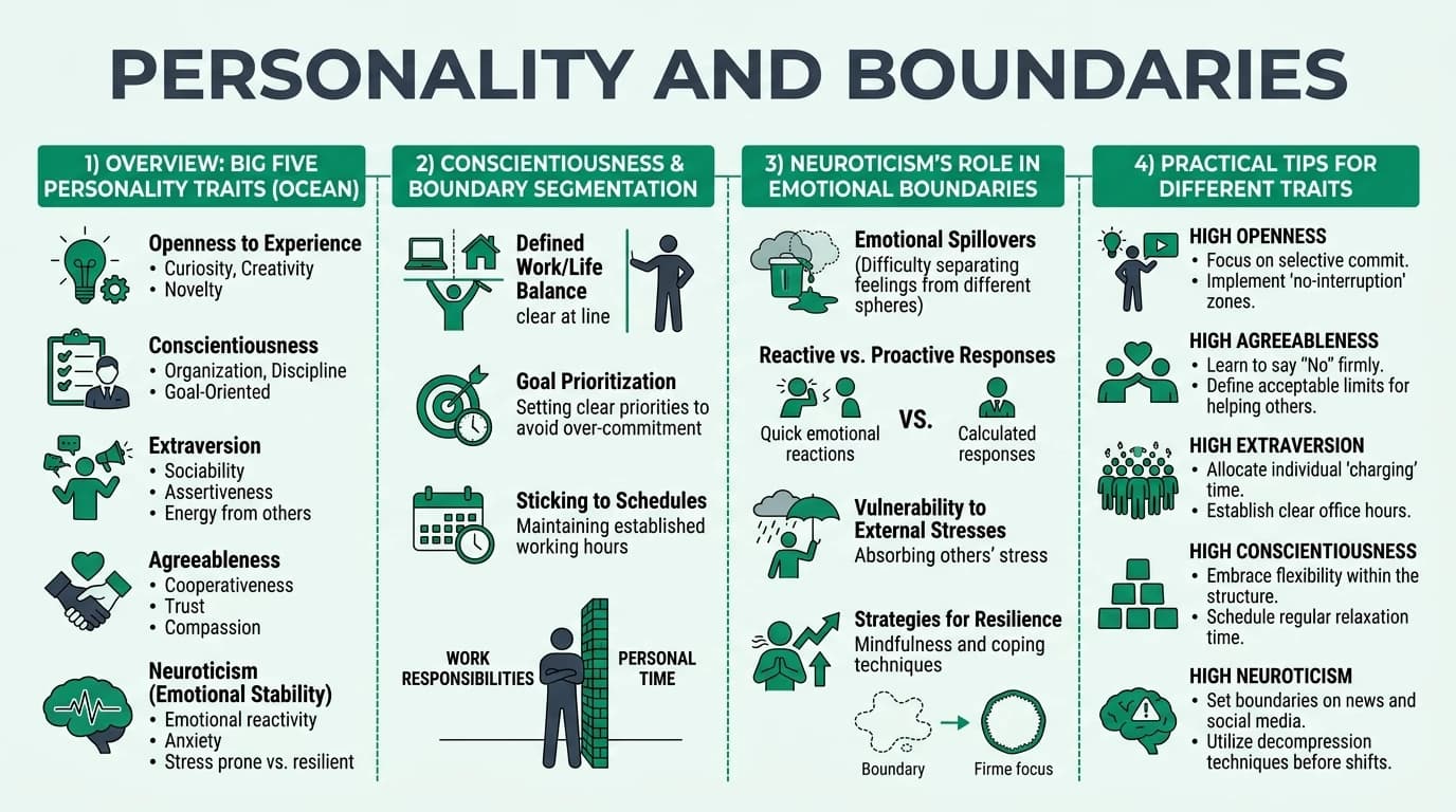 A diverse group of people illustrating various personality traits and their impact on personal boundaries.