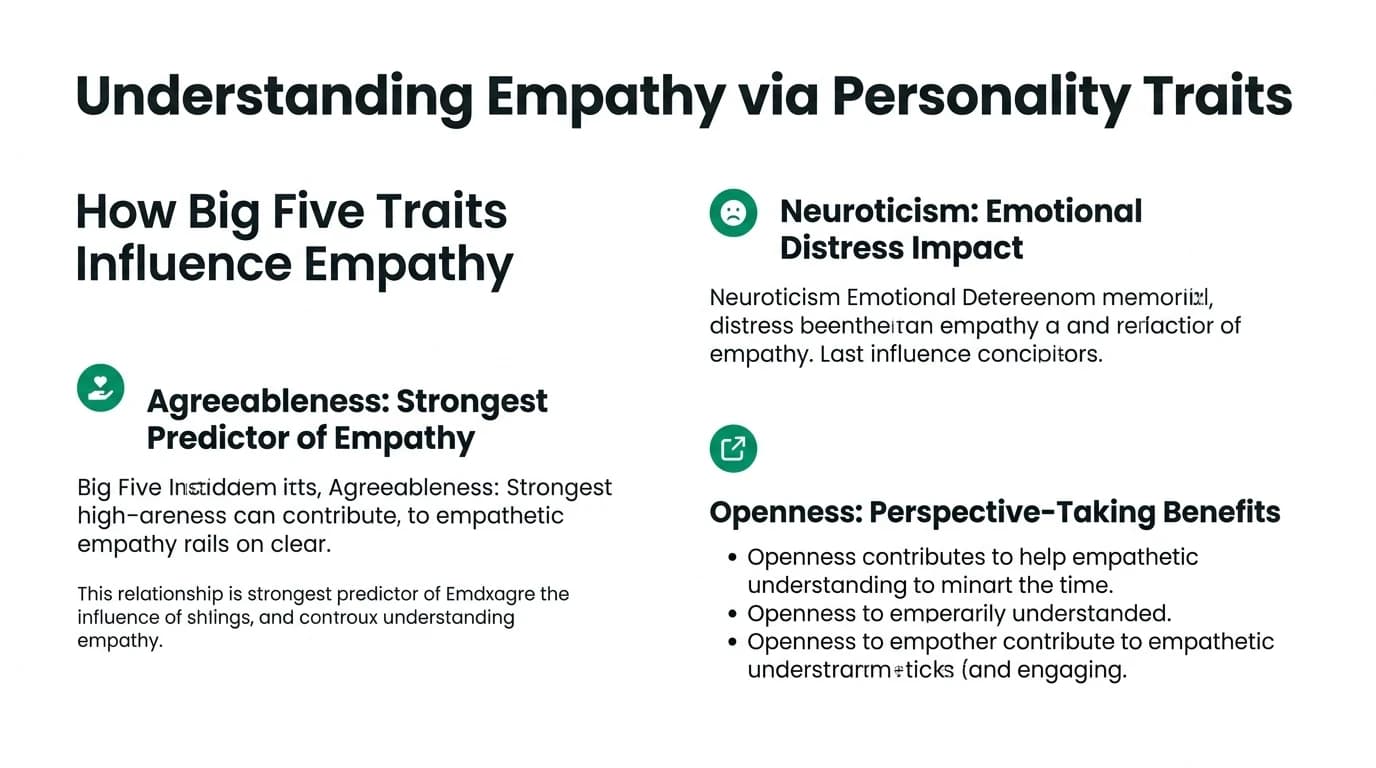 Illustration of diverse people showing different levels of empathy, reflecting various personality traits.