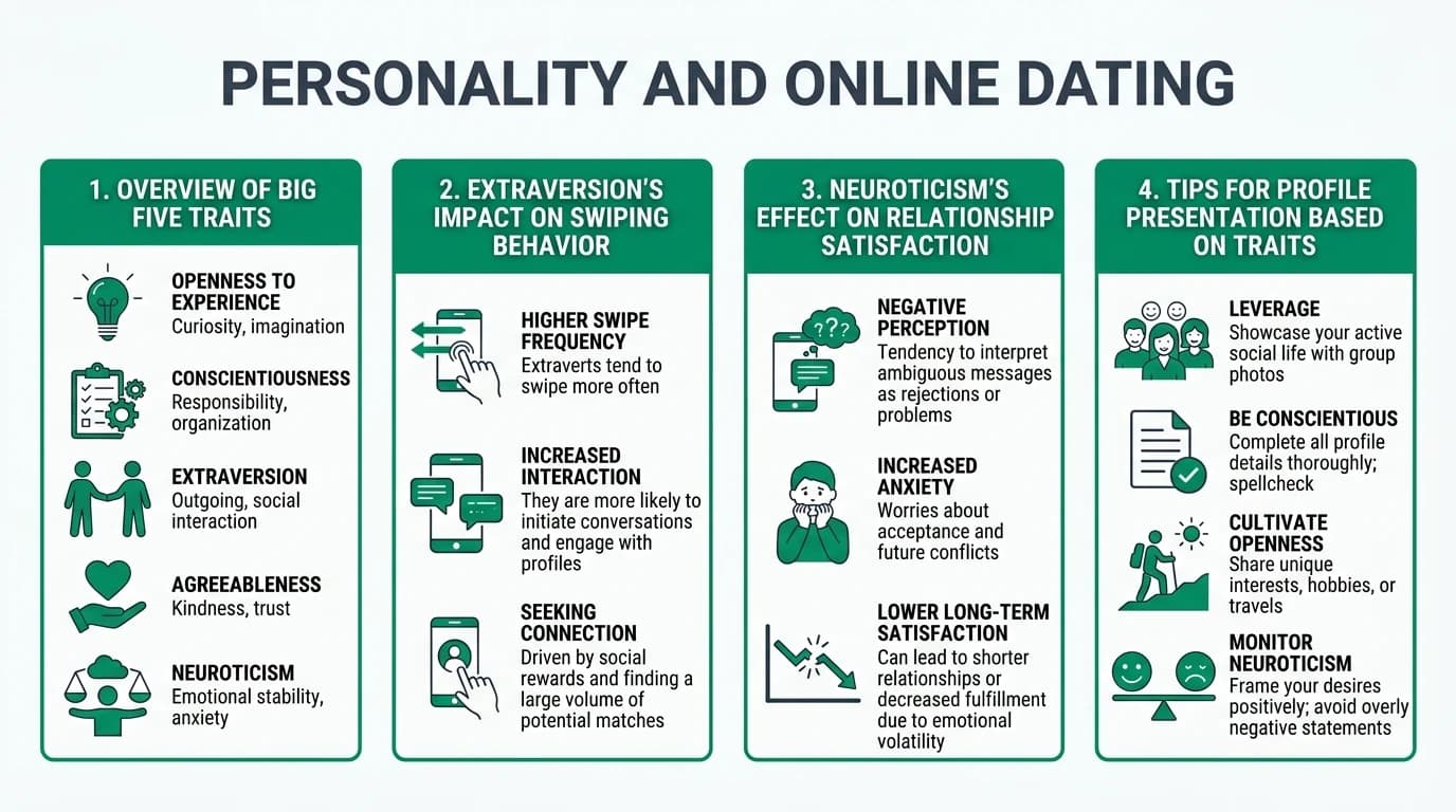 A diverse group of people using dating apps, each displaying unique personality traits through their profiles.
