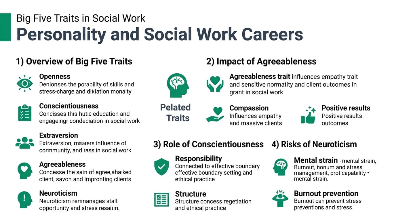 A social worker interacting empathetically with a diverse group of clients in a supportive environment.