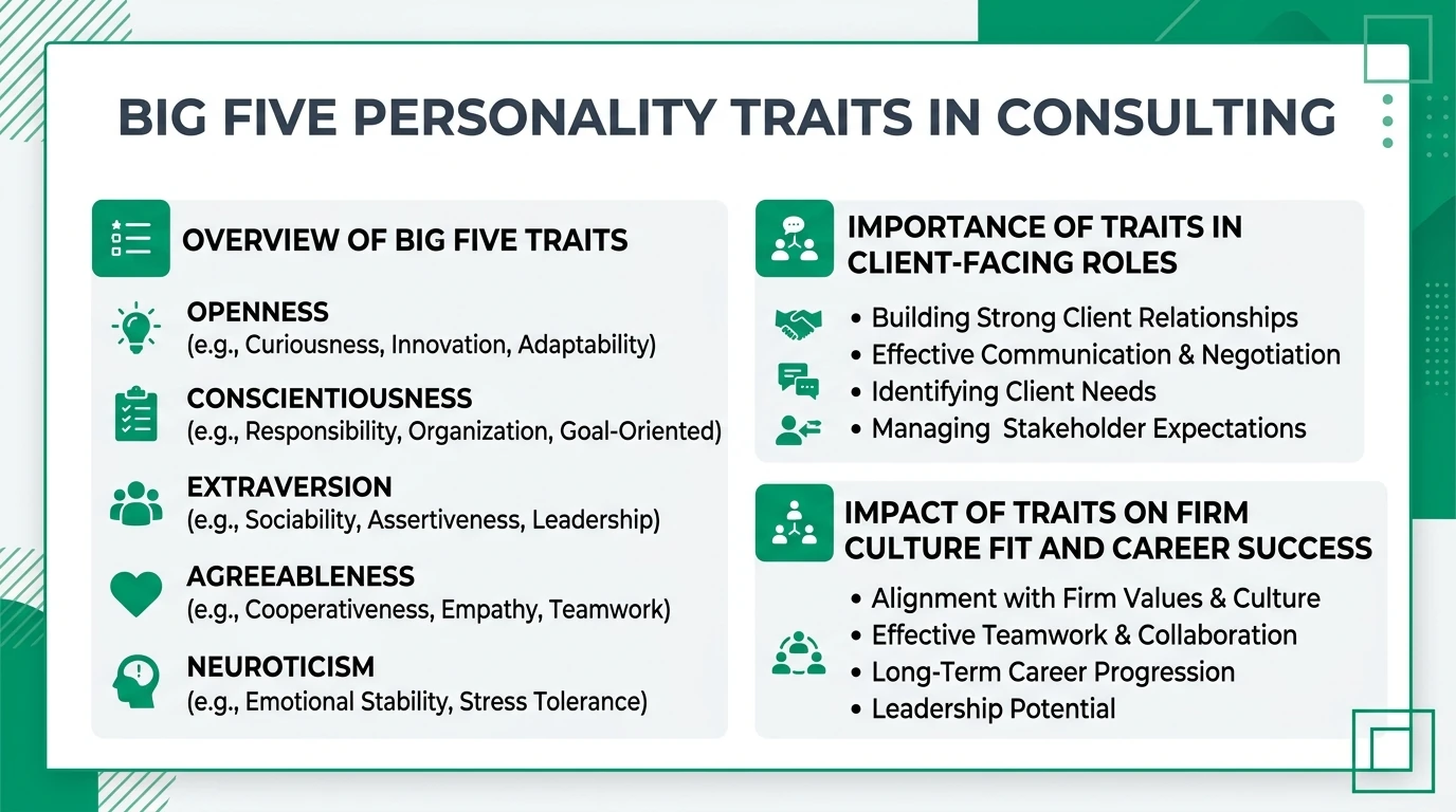 Big Five Personality Traits in Management Consulting and Professional ...