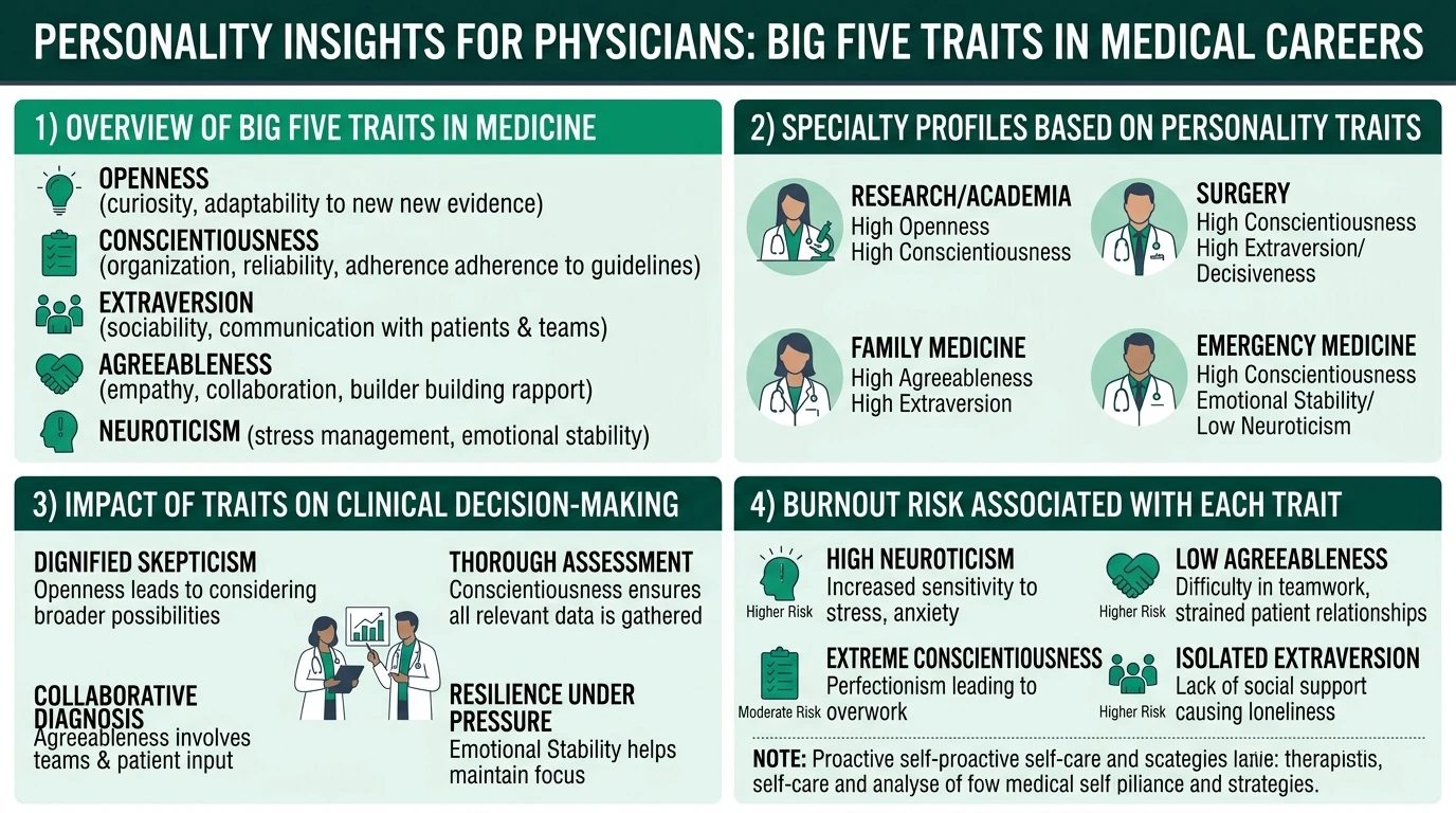 Personality and Physician Careers: Big Five Traits in Doctors ...